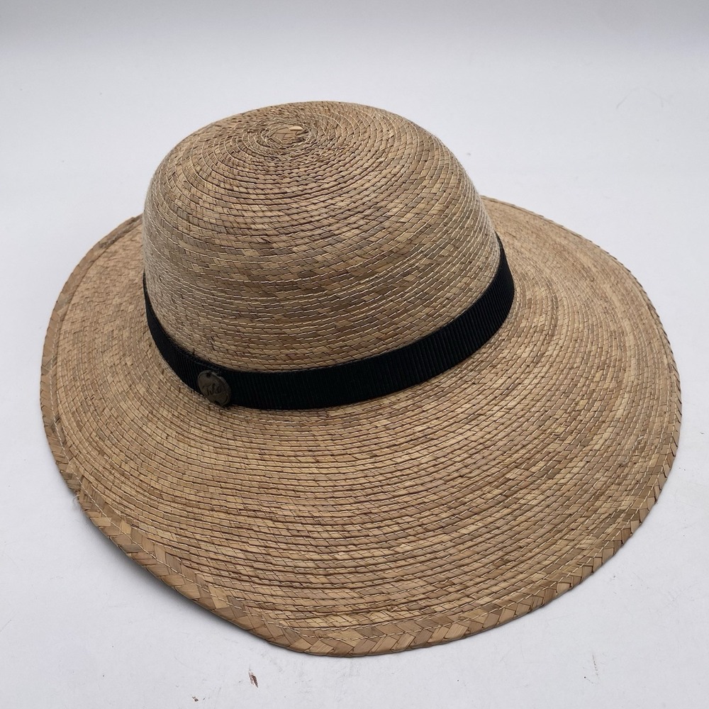 Tula Austin Straw Sun Hat with Black Band